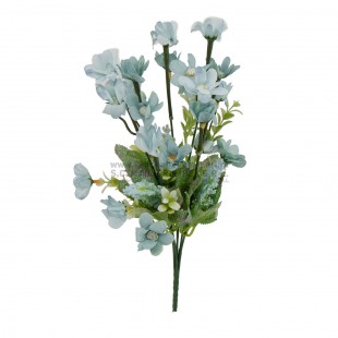 Buchet flori artificiale bleu 36 cm